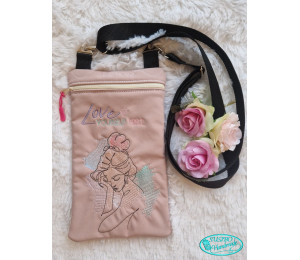 ADVENTSKALENDER 20. Dezember - Stickdatei - Love yourself first Frau LineArt